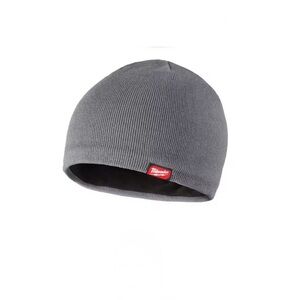 Milwaukee Unisex One Size Gray Fleece-Lined Beanie Cap